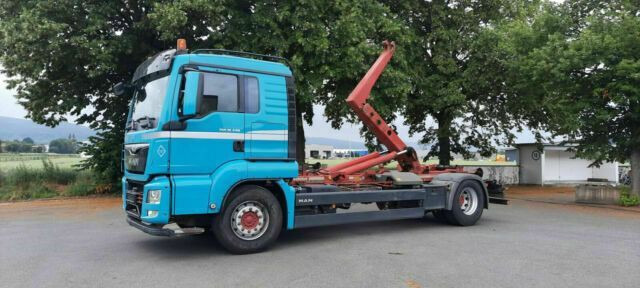 MAN TGS 18.440 Abroller mit Funk +Kran vor - Caminhão polibenne, Caminhão grua: foto 5 MAN TGS 18.440 Abroller mit Funk +Kran vor - Caminhão polibenne, Caminhão grua: foto 5