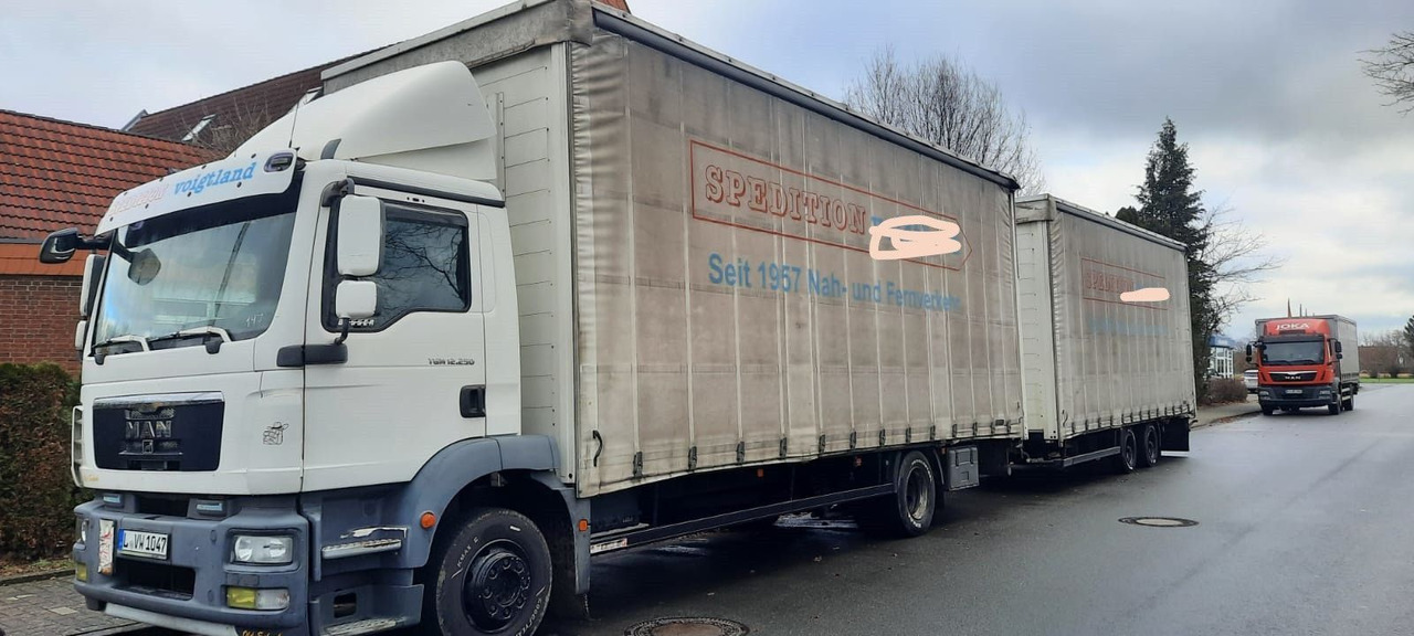 MAN 12.250 TGM Jumbo Mit Anhänger - Máquina de outro: foto 1 MAN 12.250 TGM Jumbo Mit Anhänger - Máquina de outro: foto 1