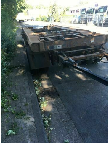 Meiller K18 ZL5,0 Deutsches Fahrzeug - Reboque transportador de contêineres/ Caixa móvel: foto 4 Meiller K18 ZL5,0 Deutsches Fahrzeug - Reboque transportador de contêineres/ Caixa móvel: foto 4