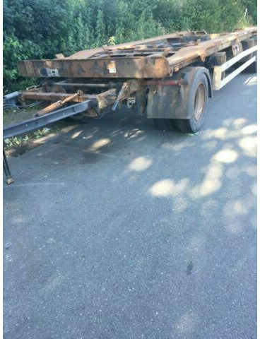 Meiller K18 ZL5,0 Deutsches Fahrzeug - Reboque transportador de contêineres/ Caixa móvel: foto 3 Meiller K18 ZL5,0 Deutsches Fahrzeug - Reboque transportador de contêineres/ Caixa móvel: foto 3