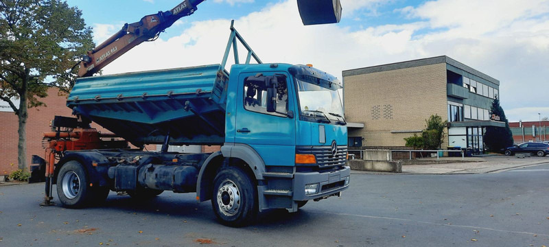 Mercedes-Benz 1828K 4x2 Kipper KRAN+Funk/Greifer - Caminhão basculante, Caminhão grua: foto 2 Mercedes-Benz 1828K 4x2 Kipper KRAN+Funk/Greifer - Caminhão basculante, Caminhão grua: foto 2