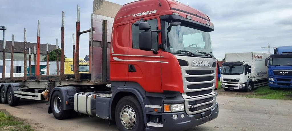 Scania R490 SZM E6 Blatt/Luft G.Haus/Hochdach - Tractor: foto 1 Scania R490 SZM E6 Blatt/Luft G.Haus/Hochdach - Tractor: foto 1