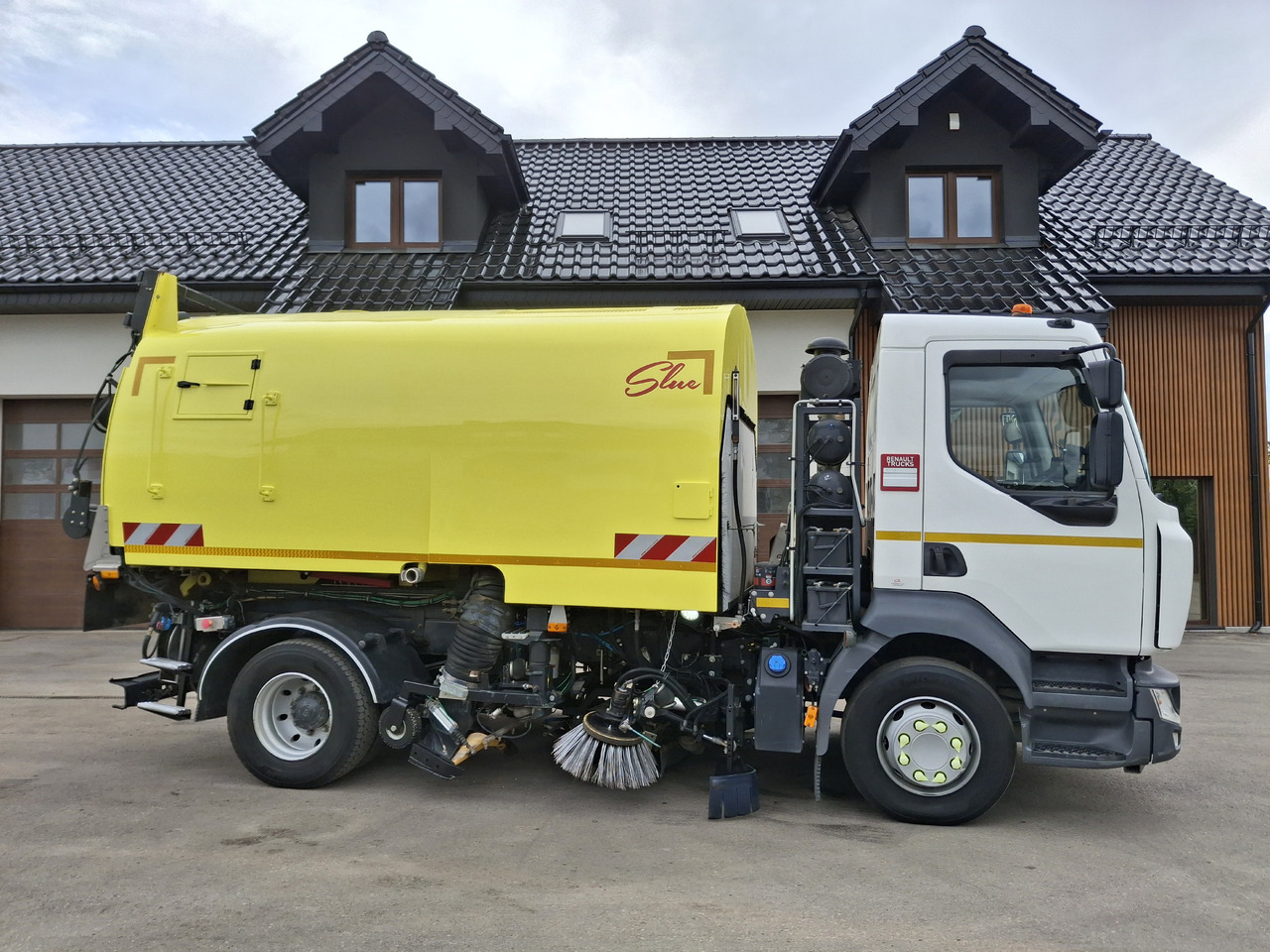 Varredora urbana RENAULT D16 Zamiatarka Kehrmaschine SEMAT Zoeller FAUN Karcher Szczotki L/R Hydrostat Euro 6 PM10 Rura Do Liści: foto 11