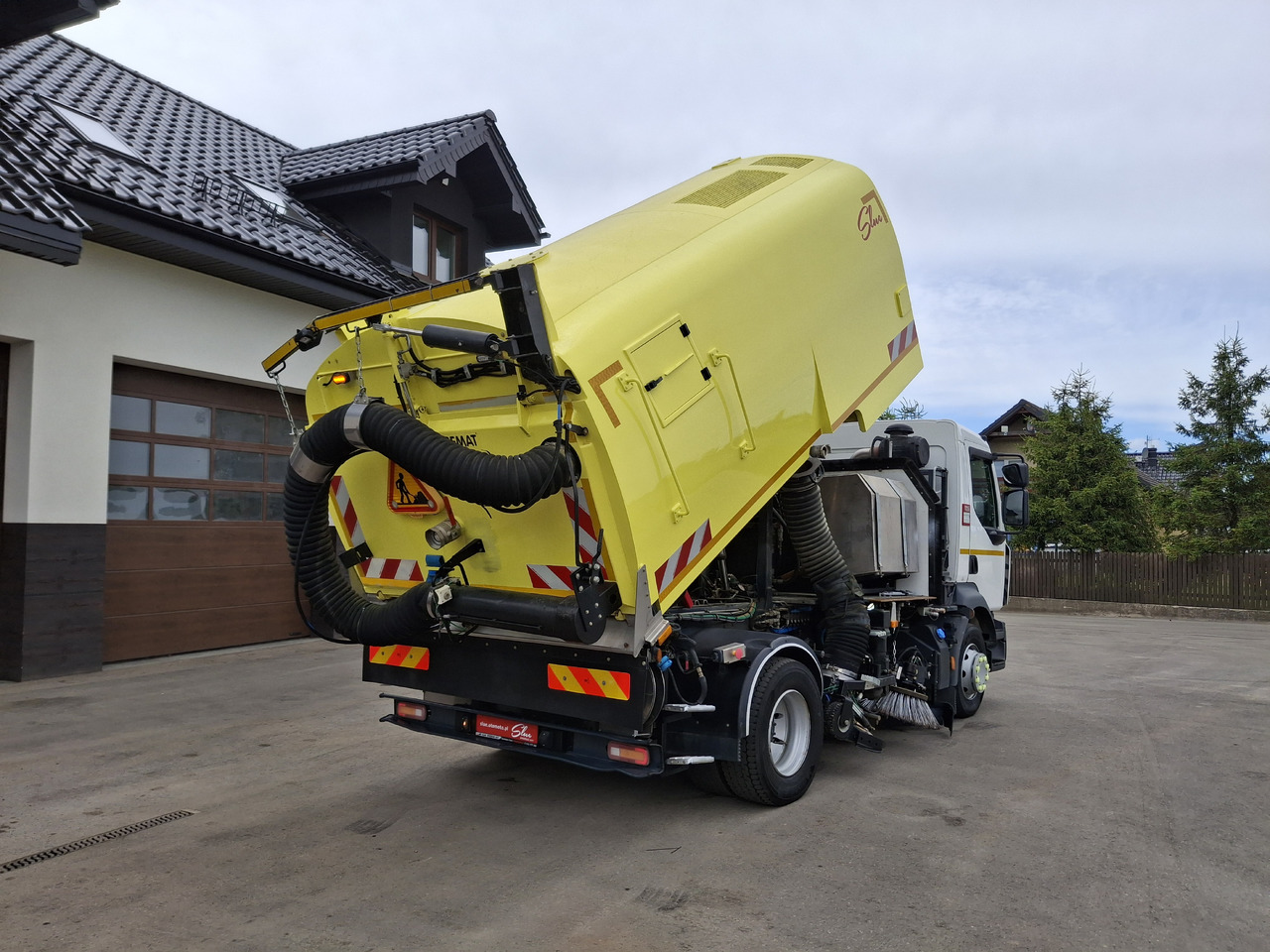 Varredora urbana RENAULT D16 Zamiatarka Kehrmaschine SEMAT Zoeller FAUN Karcher Szczotki L/R Hydrostat Euro 6 PM10 Rura Do Liści: foto 10