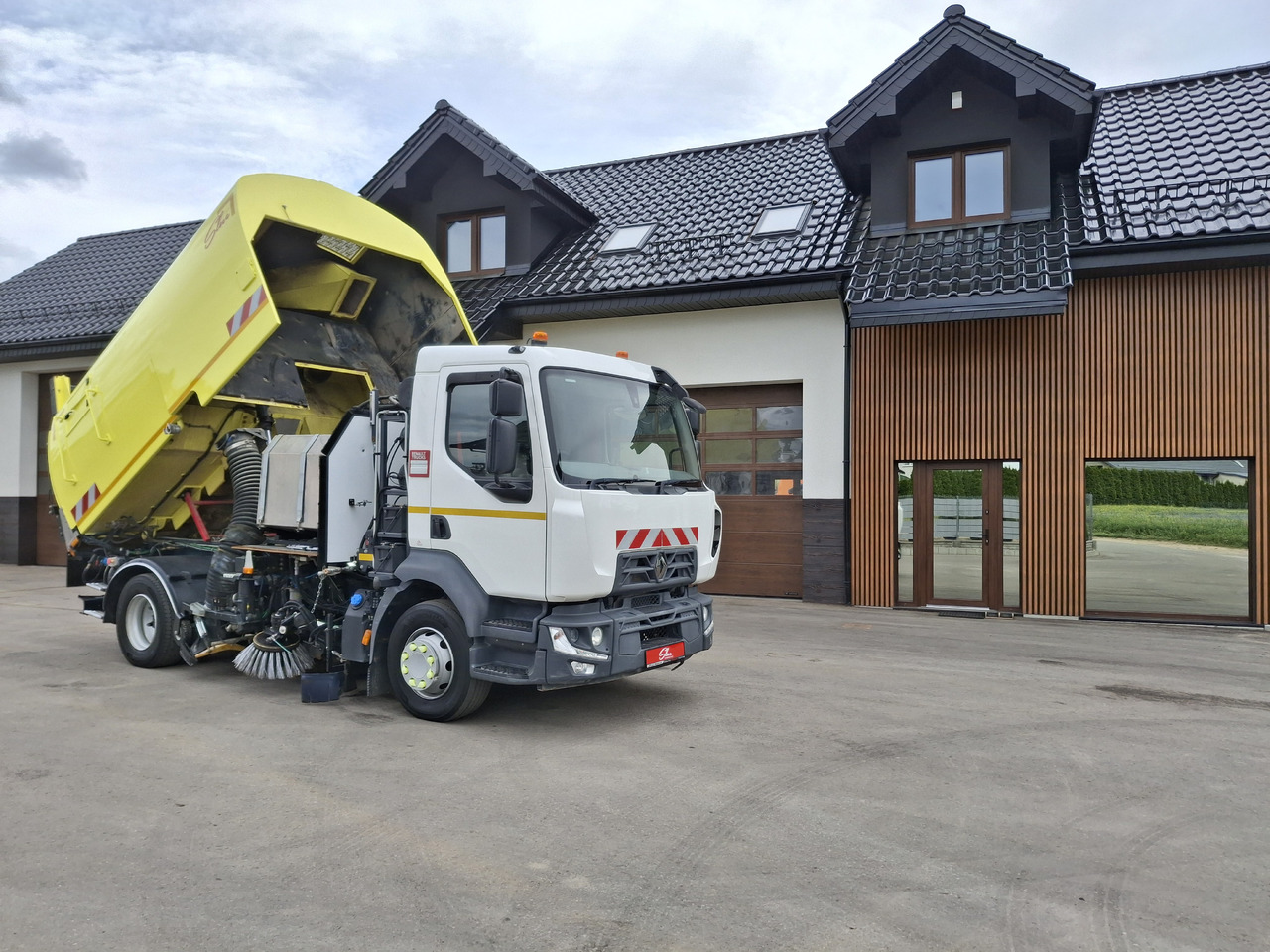 Varredora urbana RENAULT D16 Zamiatarka Kehrmaschine SEMAT Zoeller FAUN Karcher Szczotki L/R Hydrostat Euro 6 PM10 Rura Do Liści: foto 7