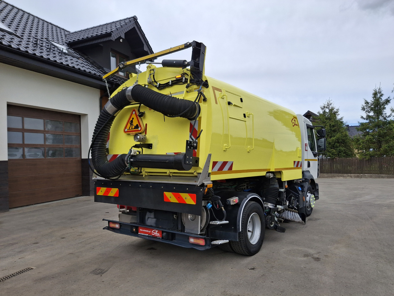 Varredora urbana RENAULT D16 Zamiatarka Kehrmaschine SEMAT Zoeller FAUN Karcher Szczotki L/R Hydrostat Euro 6 PM10 Rura Do Liści: foto 6