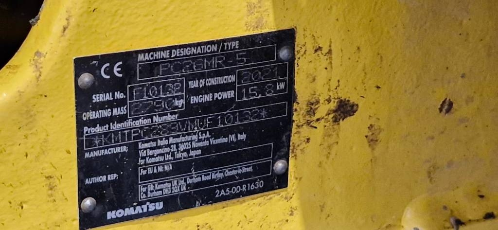 Mini escavadeira Komatsu PC 26 MR: foto 11 Mini escavadeira Komatsu PC 26 MR: foto 11