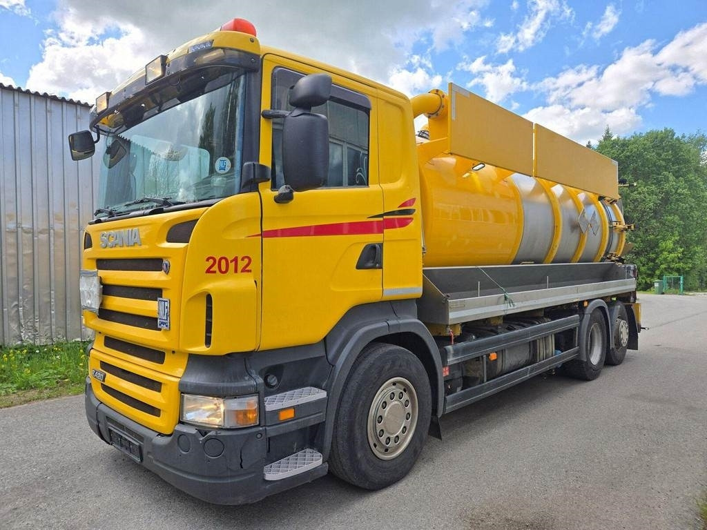 Caminhão limpa fossa Scania R420 6X2 ADR AMPHITECH VORTEX 13m³: foto 8