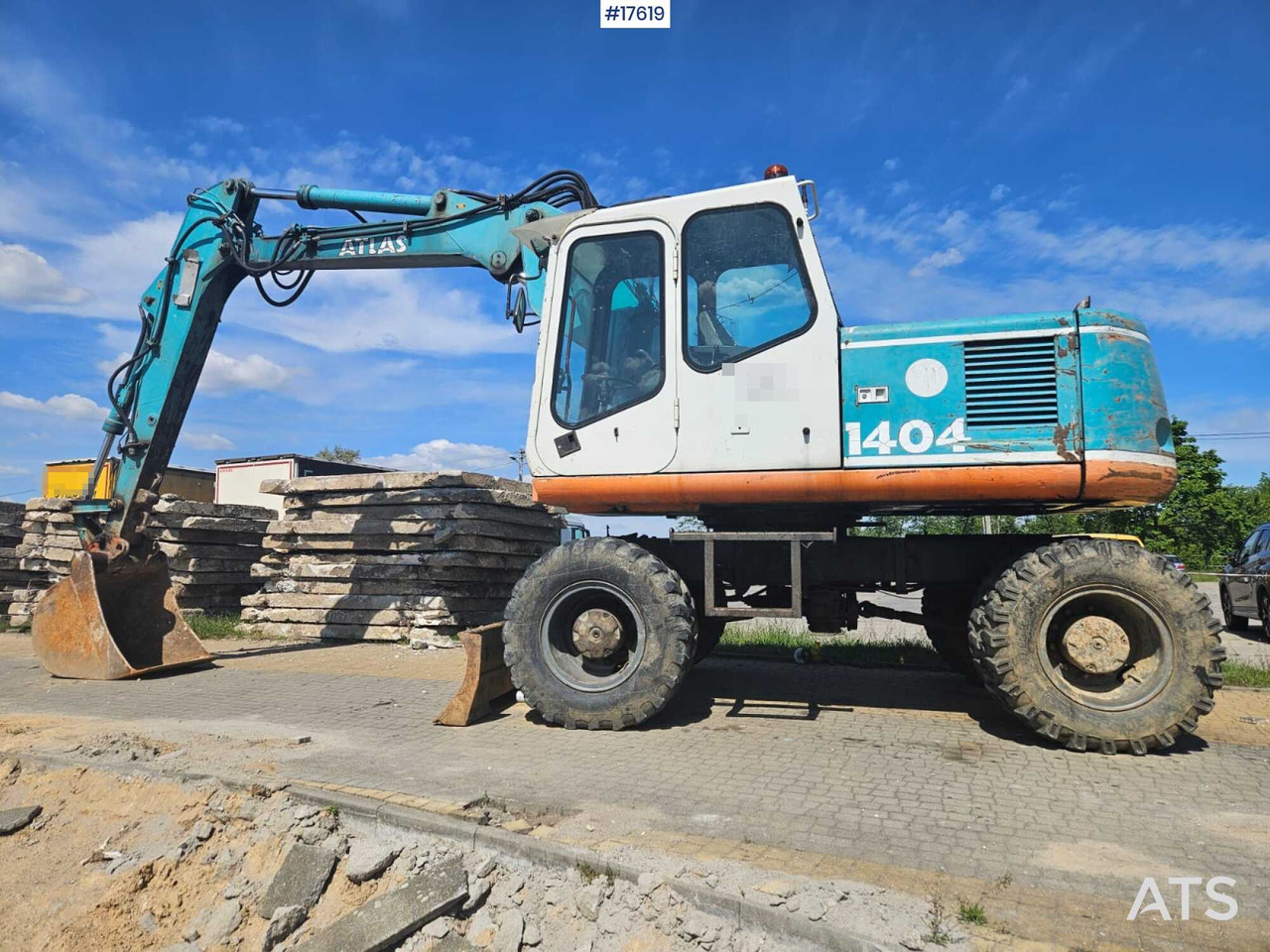 1997 Atlas 1404 - Escavadeira de rodas: foto 1 1997 Atlas 1404 - Escavadeira de rodas: foto 1