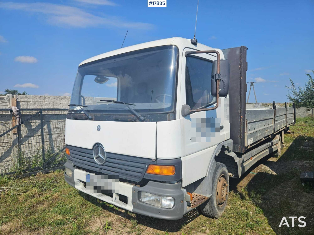2003 Mercedes Atego 918 - Camião de caixa aberta/ Plataforma: foto 1 2003 Mercedes Atego 918 - Camião de caixa aberta/ Plataforma: foto 1