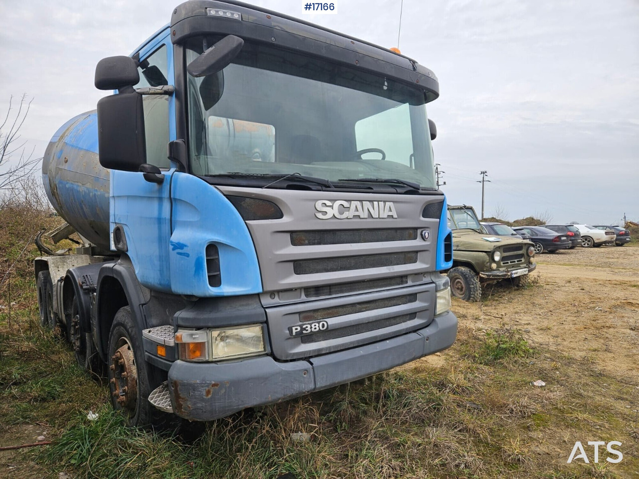 Concrete mixer on SCANIA P380 chassis (2008) - Caminhão betoneira: foto 5 Concrete mixer on SCANIA P380 chassis (2008) - Caminhão betoneira: foto 5