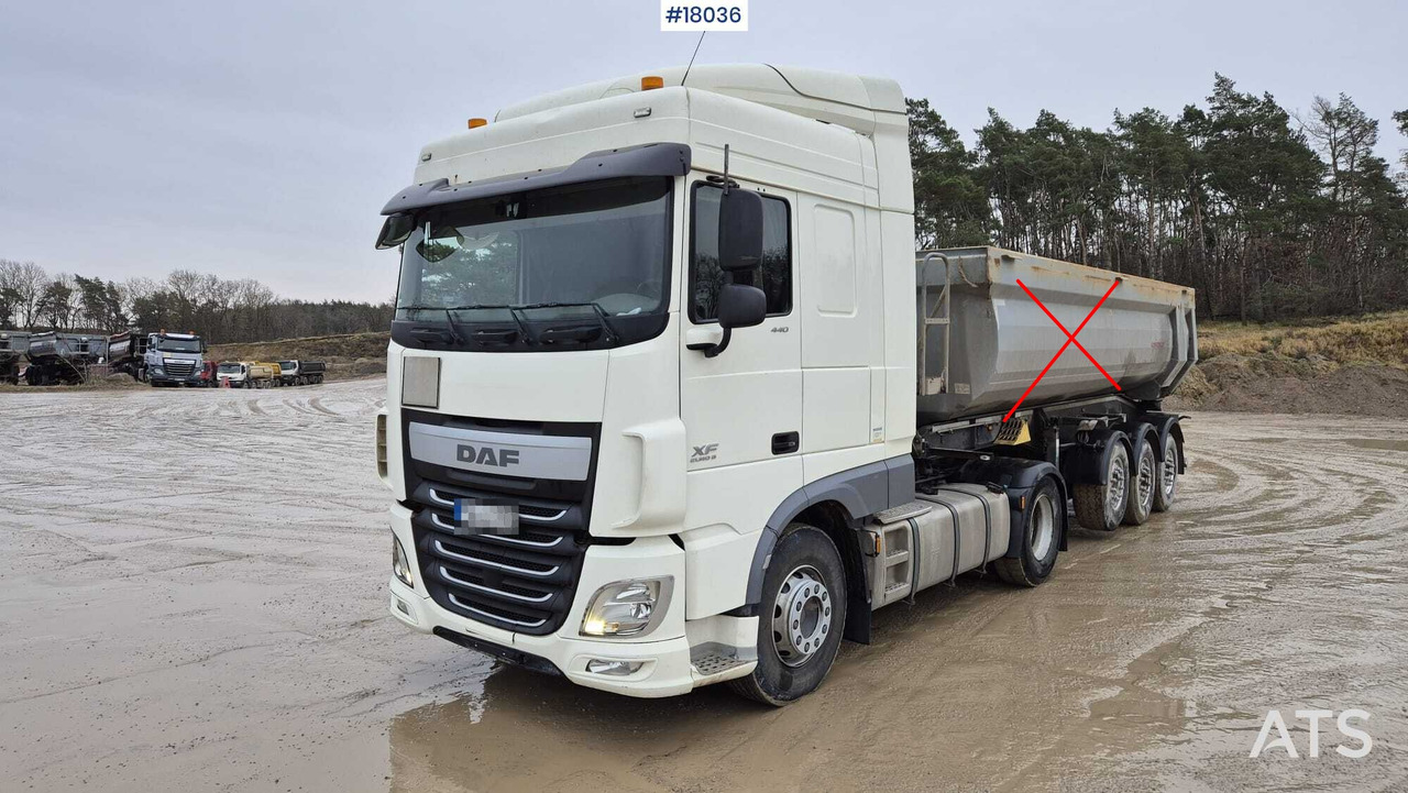 DAF XF 440 FT tractor unit (2017) Tipping hydraulics. - Tractor: foto 1 DAF XF 440 FT tractor unit (2017) Tipping hydraulics. - Tractor: foto 1