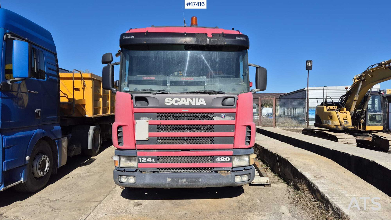 Tractor SCANIA 124L 420KM (2003) + BERGER tipper semi-trailer (2007) - Tractor, Semireboque basculante: foto 3 Tractor SCANIA 124L 420KM (2003) + BERGER tipper semi-trailer (2007) - Tractor, Semireboque basculante: foto 3