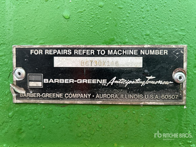 1987 Barber-Greene BG 730 Road Widener - Acabadora: foto 3 1987 Barber-Greene BG 730 Road Widener - Acabadora: foto 3