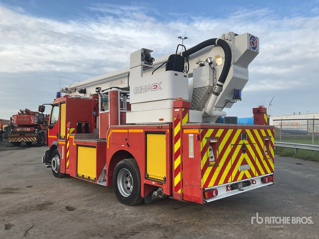 2009 Renault Midlum 280 4x2 C/W 2009 Gimaex 280 Boom Lift Fire Truck - Carro de bombeiro: foto 4 2009 Renault Midlum 280 4x2 C/W 2009 Gimaex 280 Boom Lift Fire Truck - Carro de bombeiro: foto 4