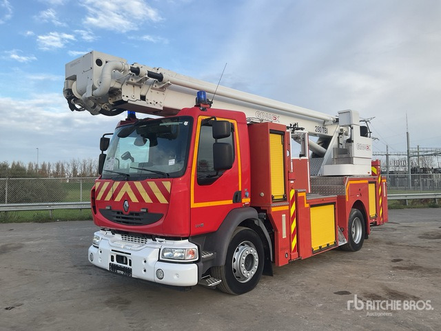 2009 Renault Midlum 280 4x2 C/W 2009 Gimaex 280 Boom Lift Fire Truck - Carro de bombeiro: foto 1 2009 Renault Midlum 280 4x2 C/W 2009 Gimaex 280 Boom Lift Fire Truck - Carro de bombeiro: foto 1