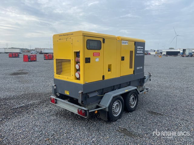 2016 Atlas Copco QAS100 100 kVA Mobile Generator Set - Gerador elétrico: foto 5 2016 Atlas Copco QAS100 100 kVA Mobile Generator Set - Gerador elétrico: foto 5