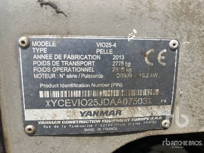 YANMAR VIO25-4 - Mini escavadeira: foto 1 YANMAR VIO25-4 - Mini escavadeira: foto 1