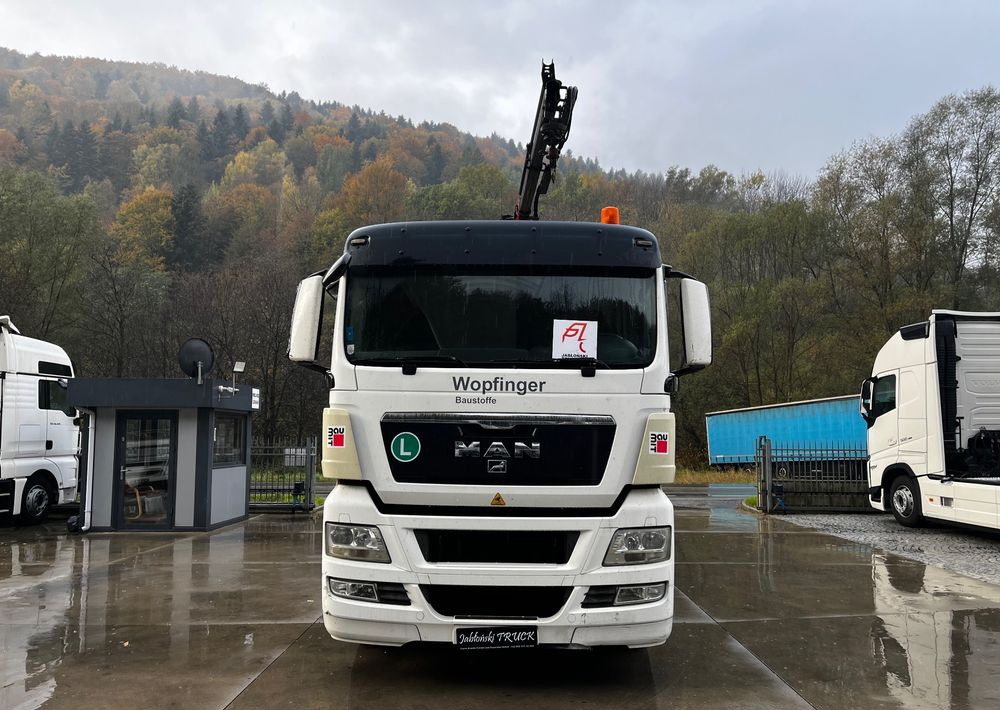 MAN TGX 26.440 // 2009 // Palfinger PK 12001EH Radio // Oś skrętna i podnoszona // - Camião de caixa aberta/ Plataforma, Caminhão grua: foto 2 MAN TGX 26.440 // 2009 // Palfinger PK 12001EH Radio // Oś skrętna i podnoszona // - Camião de caixa aberta/ Plataforma, Caminhão grua: foto 2