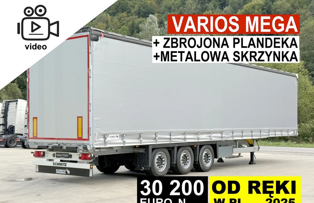 Schmitz Cargobull MEGA VARIOS - Semi-reboque de lona: foto 1 Schmitz Cargobull MEGA VARIOS - Semi-reboque de lona: foto 1