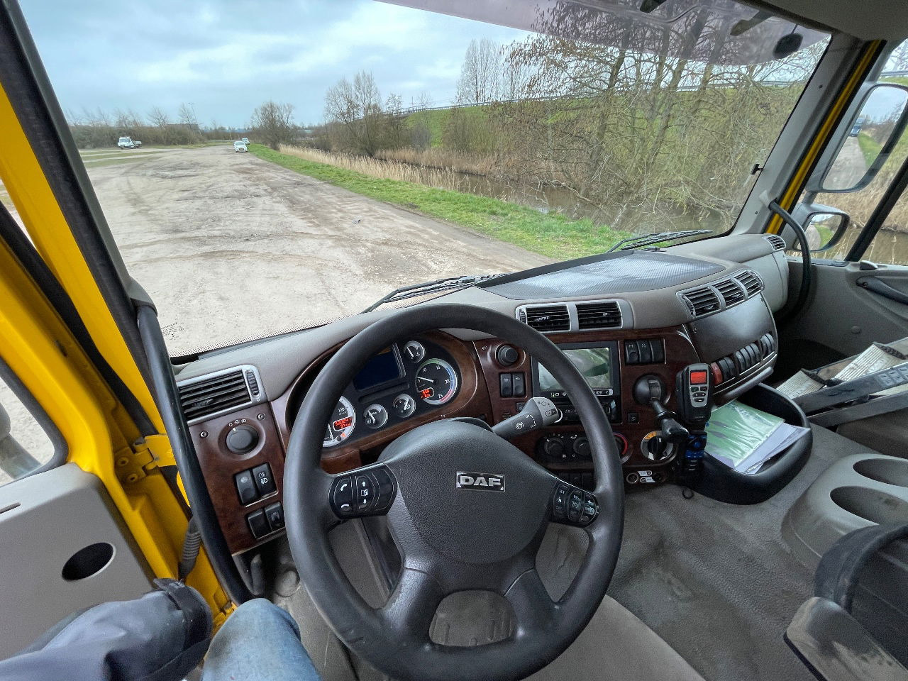 Caminhão grua DAF 85.410 Met Effer 470 6s laadkraan ladekran loadercrane crane palfinger hiab fassi: foto 14