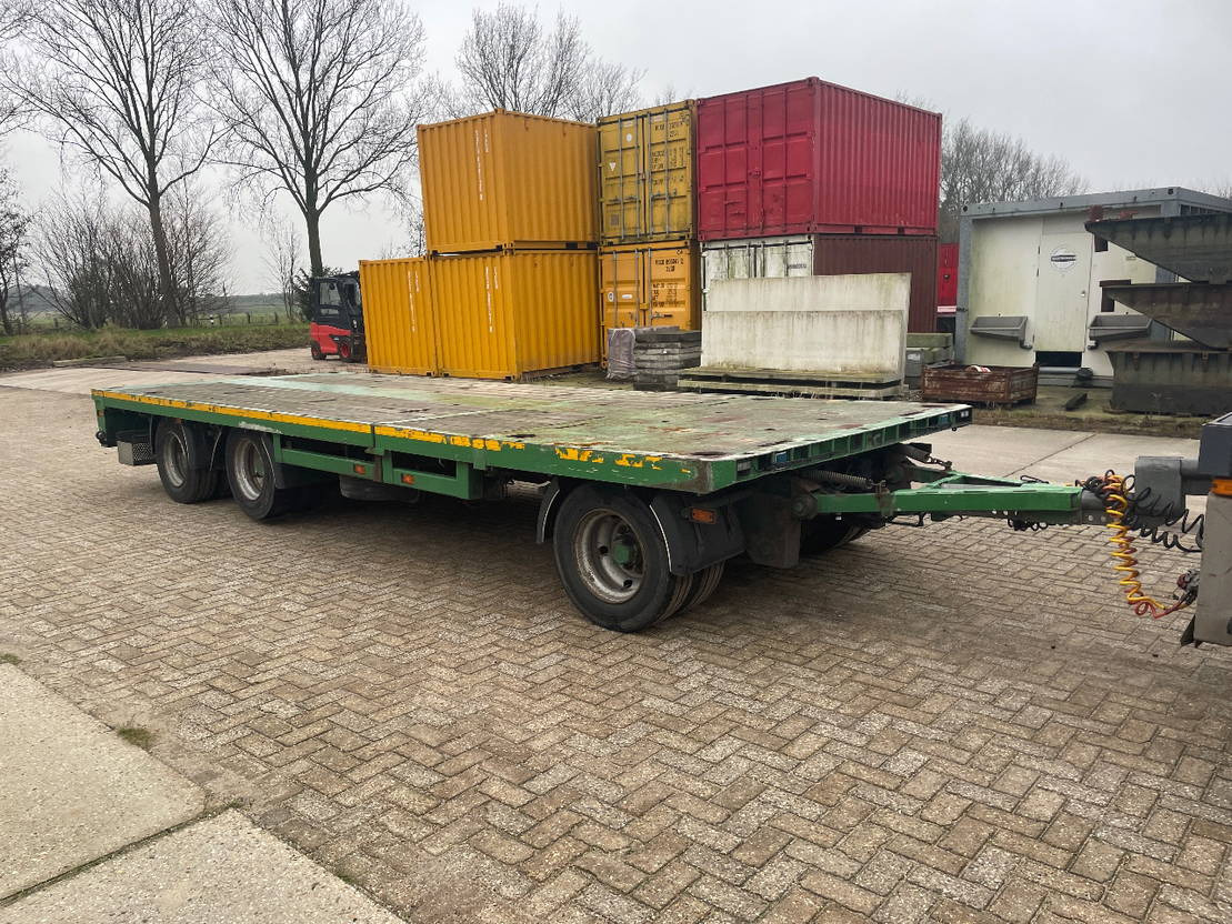 Reboque plataforma/ Caixa aberta DRACO Uitschuifbare aanhangwagen 700 - 1030 laadvloer: foto 6