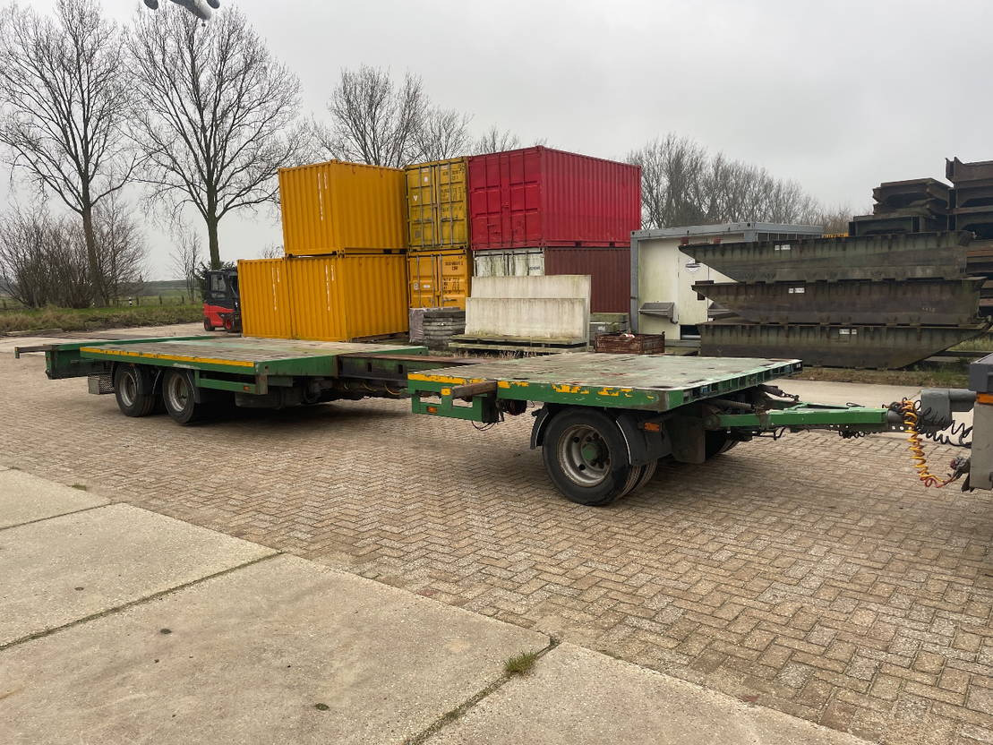Reboque plataforma/ Caixa aberta DRACO Uitschuifbare aanhangwagen 700 - 1030 laadvloer: foto 10