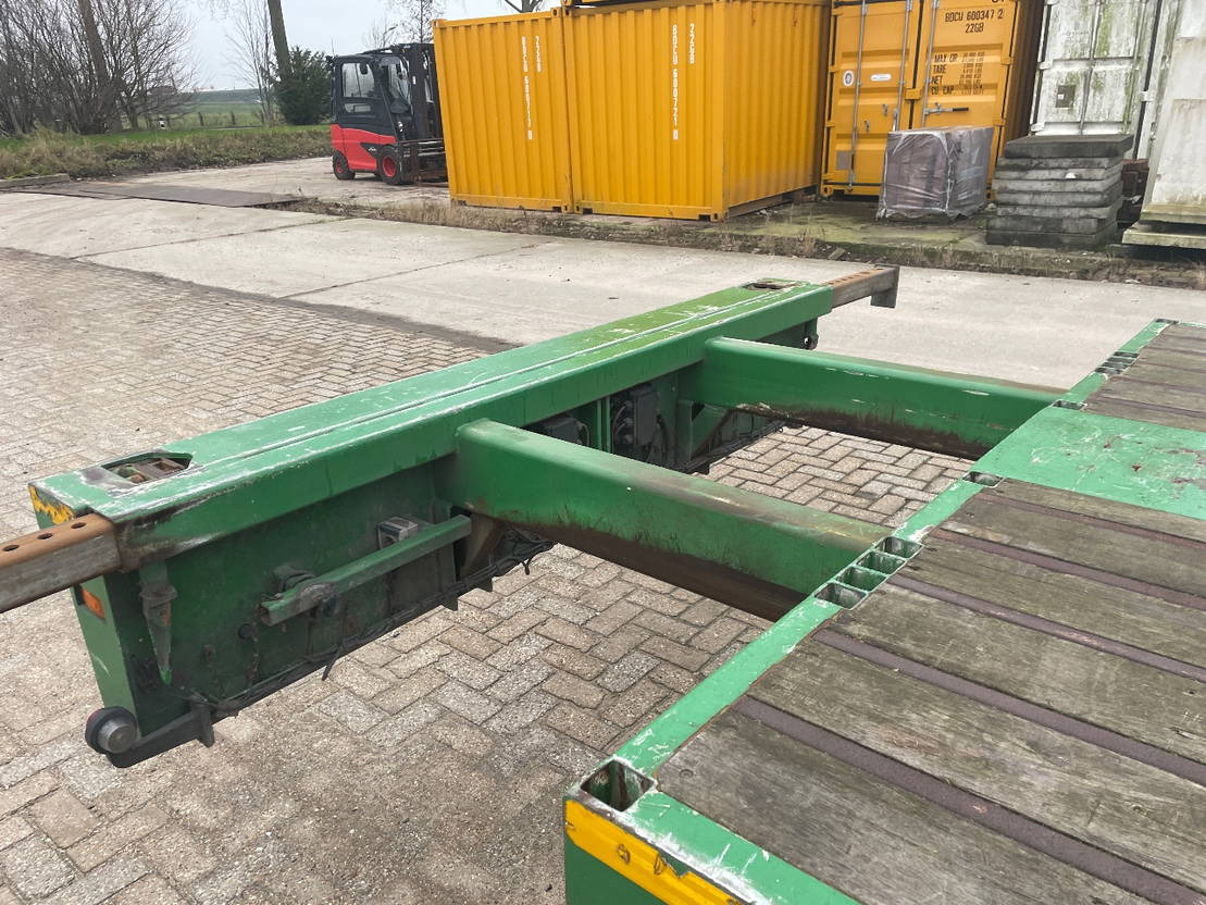Reboque plataforma/ Caixa aberta DRACO Uitschuifbare aanhangwagen 700 - 1030 laadvloer: foto 12