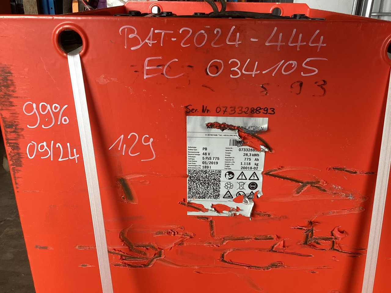 AIM 48V 5 PzS 775 - Bateria automotiva de Equipamento de movimentação: foto 2 AIM 48V 5 PzS 775 - Bateria automotiva de Equipamento de movimentação: foto 2