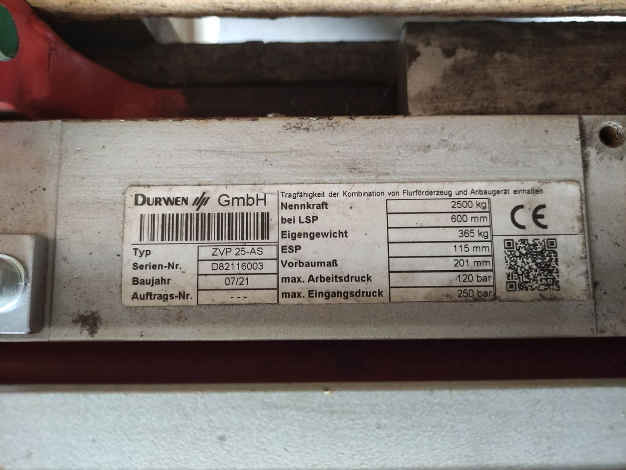 Durwen ZVP25-AS - Garfos: foto 5 Durwen ZVP25-AS - Garfos: foto 5