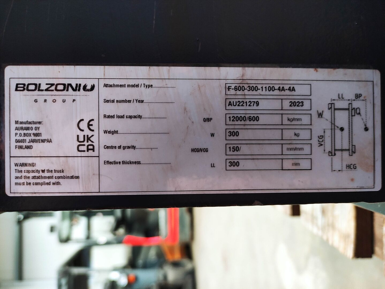 Bolzoni F-600-300-1100-4A-4A - Equipamento de Stacker: foto 5 Bolzoni F-600-300-1100-4A-4A - Equipamento de Stacker: foto 5