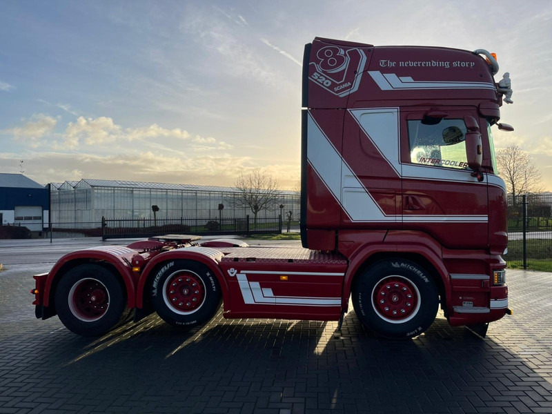 Tractor Scania R520 6X2/4, VOLLUCHT, SHOWTRUCK, LEER, RETARDER.: foto 12