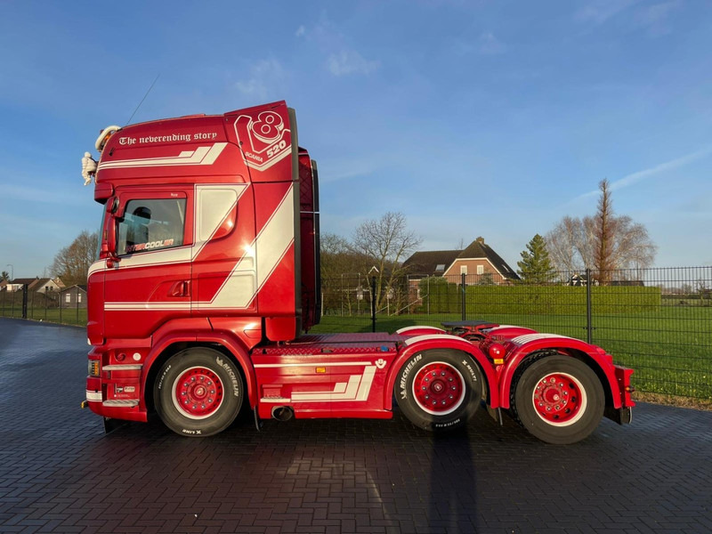 Tractor Scania R520 6X2/4, VOLLUCHT, SHOWTRUCK, LEER, RETARDER.: foto 9