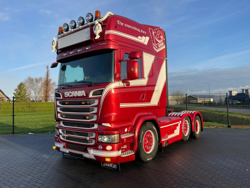 Tractor Scania R520 6X2/4, VOLLUCHT, SHOWTRUCK, LEER, RETARDER.: foto 6