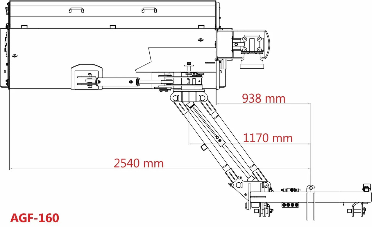 Kosiarka bijakowa Jansen AGF-160 tylno-boczna hydrauliczna z unoszoną pokrywą - Triturador de martelos: foto 3 Kosiarka bijakowa Jansen AGF-160 tylno-boczna hydrauliczna z unoszoną pokrywą - Triturador de martelos: foto 3