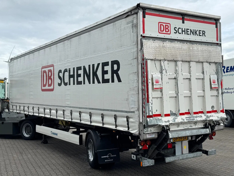 Krone City trailer met schuifzeilen / 2500 Laadklep / Stuur-as / APK - Semi-reboque de lona: foto 2 Krone City trailer met schuifzeilen / 2500 Laadklep / Stuur-as / APK - Semi-reboque de lona: foto 2