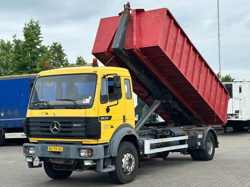 Mercedes-Benz SK 1931 4x2 Meiler Haakarm 20T Manual + Telma / Euro 1 - Caminhão polibenne: foto 1 Mercedes-Benz SK 1931 4x2 Meiler Haakarm 20T Manual + Telma / Euro 1 - Caminhão polibenne: foto 1