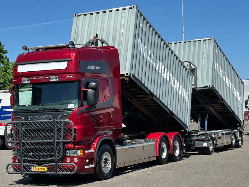 Scania R620-V8 6x4 Joab 20T Haakarm+Nor Slep Kipper / 298Tkm! Ex *Driving School* / Retarder - Caminhão polibenne: foto 1 Scania R620-V8 6x4 Joab 20T Haakarm+Nor Slep Kipper / 298Tkm! Ex *Driving School* / Retarder - Caminhão polibenne: foto 1