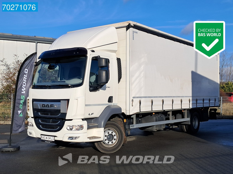 DAF LF 290 4X2 16tonner Automatic Ladebordwand ACC Euro 6 - Caminhão com lona: foto 1 DAF LF 290 4X2 16tonner Automatic Ladebordwand ACC Euro 6 - Caminhão com lona: foto 1
