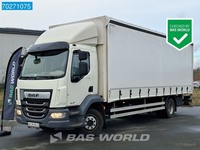 DAF LF 290 4X2 16tonner Automatic Ladebordwand ACC Euro 6 - Caminhão com lona: foto 1 DAF LF 290 4X2 16tonner Automatic Ladebordwand ACC Euro 6 - Caminhão com lona: foto 1