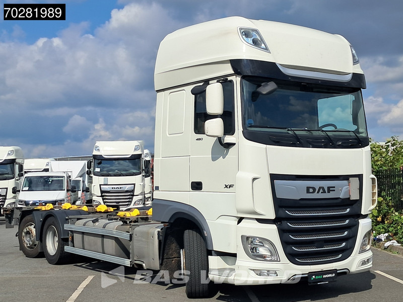 DAF XF 480 6X2 SSC BDF Retarder 2xTanks Lift+Lenkachse ACC Euro 6 - Caminhão transportador de contêineres/ Caixa móvel: foto 3 DAF XF 480 6X2 SSC BDF Retarder 2xTanks Lift+Lenkachse ACC Euro 6 - Caminhão transportador de contêineres/ Caixa móvel: foto 3