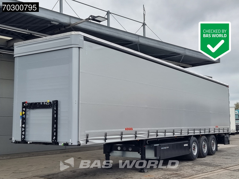 Kögel S24-1 3 axles NEW Palettenkasten Lift Axle - Semi-reboque de lona: foto 1 Kögel S24-1 3 axles NEW Palettenkasten Lift Axle - Semi-reboque de lona: foto 1