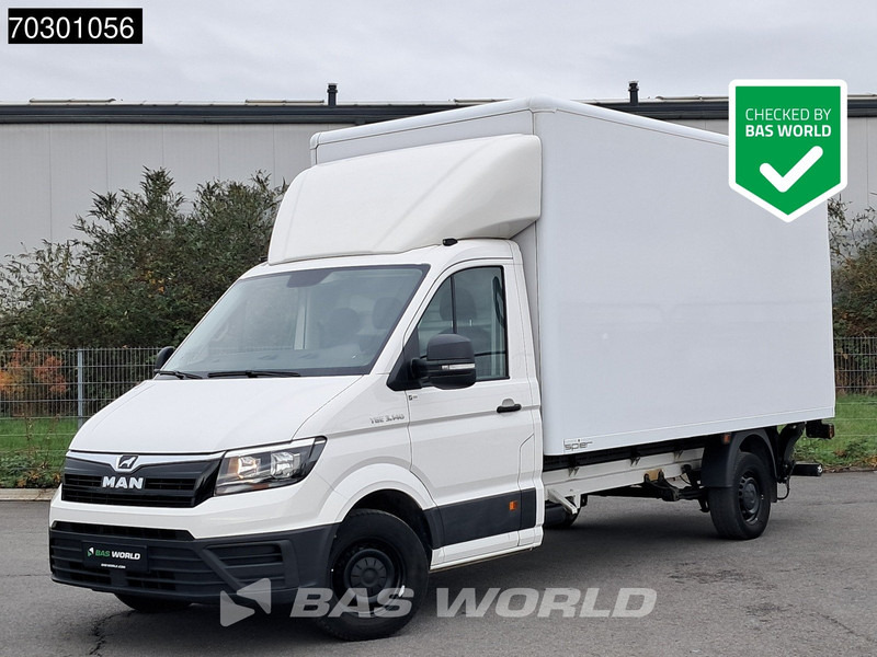 MAN TGE 3.140 Ladebordwand Automatik 140PS Koffer Kamera Tempomat Klima Euro6 A/C Cruise control - Carrinha de contentor: foto 1 MAN TGE 3.140 Ladebordwand Automatik 140PS Koffer Kamera Tempomat Klima Euro6 A/C Cruise control - Carrinha de contentor: foto 1