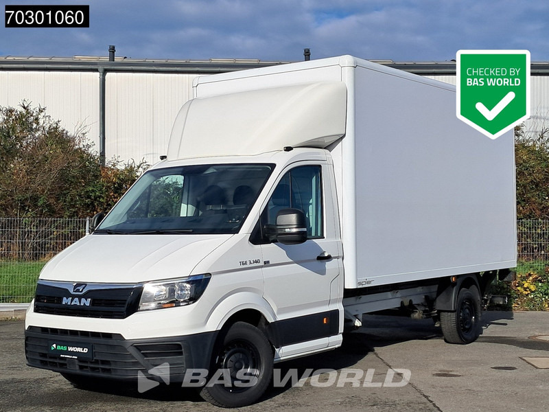 MAN TGE 3.140 Ladebordwand Automatik 140PS Koffer Kamera Tempomat Klima Euro6 A/C Cruise control - Carrinha de contentor: foto 1 MAN TGE 3.140 Ladebordwand Automatik 140PS Koffer Kamera Tempomat Klima Euro6 A/C Cruise control - Carrinha de contentor: foto 1