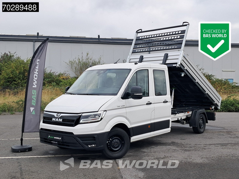 MAN TGE 3.180 Neu! Dreiseitenkipper Automatik 180PS LED Klima Tempomat 2,5t AHK Euro6 Kipper 10m3 A/C Towbar Cruise control - Furgão basculante: foto 1 MAN TGE 3.180 Neu! Dreiseitenkipper Automatik 180PS LED Klima Tempomat 2,5t AHK Euro6 Kipper 10m3 A/C Towbar Cruise control - Furgão basculante: foto 1