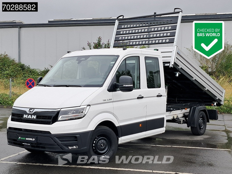 MAN TGE 3.180 Neu! Dreiseitenkipper Automatik 2025 Facelift 180PS AHK LED Klima Tempomat Navi ACC Euro6 Kieper 3m3 A/C Towbar - Furgão basculante: foto 1 MAN TGE 3.180 Neu! Dreiseitenkipper Automatik 2025 Facelift 180PS AHK LED Klima Tempomat Navi ACC Euro6 Kieper 3m3 A/C Towbar - Furgão basculante: foto 1