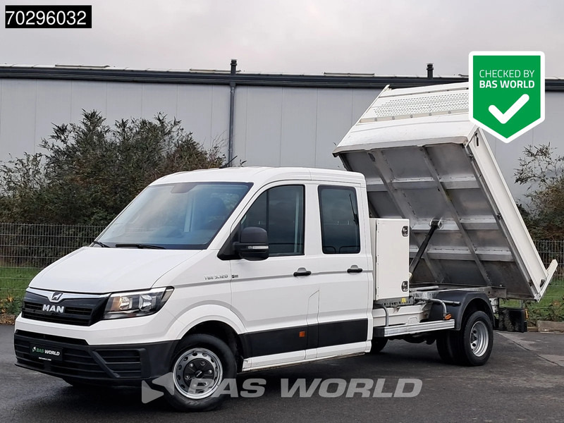 MAN TGE 5.120 Doppel Kabine Kipper Doppelbereifung 3,5t AHK Klima Tempomat Kamera Euro6 A/C Towbar Cruise control - Furgão basculante: foto 1 MAN TGE 5.120 Doppel Kabine Kipper Doppelbereifung 3,5t AHK Klima Tempomat Kamera Euro6 A/C Towbar Cruise control - Furgão basculante: foto 1