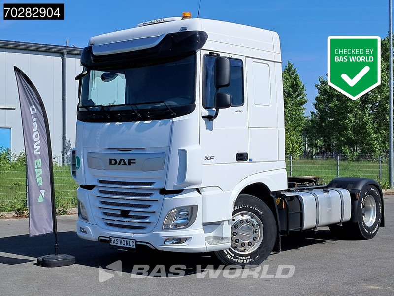 Tractor DAF XF 480 4X2 SC Retarder Standklima PTO Hydraulik Alcoa's: foto 1