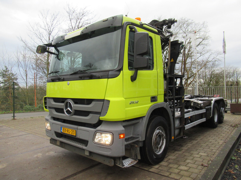 Mercedes-Benz ACTROS 2532 6x2 Palift T20 + Palfinger PK18002-EH Haak - Kraan - Caminhão polibenne, Caminhão grua: foto 4 Mercedes-Benz ACTROS 2532 6x2 Palift T20 + Palfinger PK18002-EH Haak - Kraan - Caminhão polibenne, Caminhão grua: foto 4
