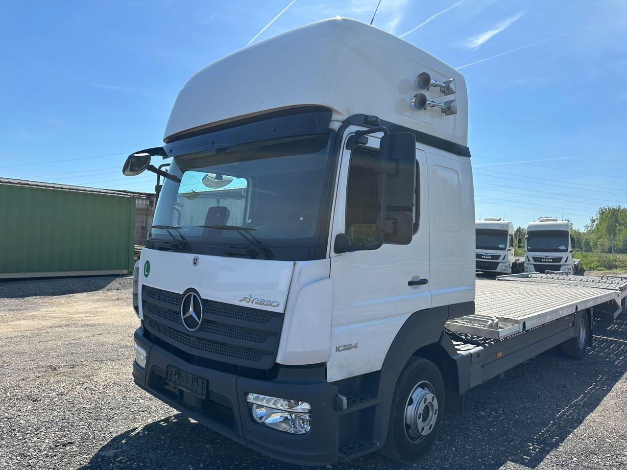 Mercedes-Benz Atego 1024 Flachzug 2-Bett Winde VDI2700 - Caminhão transporte de veículos: foto 2 Mercedes-Benz Atego 1024 Flachzug 2-Bett Winde VDI2700 - Caminhão transporte de veículos: foto 2